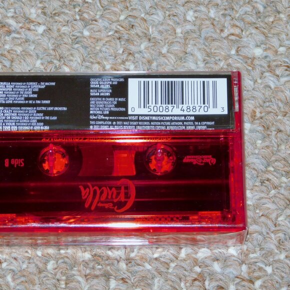 Disney's Cruella Soundtrack Audio Cassette Tape 2021 Brand New - Picture 3 of 9